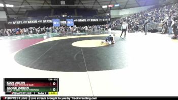 92 lbs Champ. Round 2 - Gideon Jordan, CNWC Concede Nothing Wrestling Club vs Kody Austin, Prometheus Wrestling Club