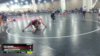 175 lbs Round 8 (10 Team) - Coy Bender, Terre Haute South Red vs Trentyn Huskisson, Hawkstyle Elite