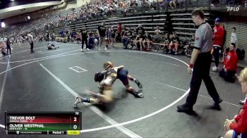 75 lbs Round 1 (6 Team) - Trevor Bolt, Kansas Cobra vs Oliver Westphal, Kentucky