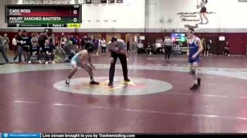 120 lbs Champ. Round 1 - Maury Sanchez-Bautista, Centennial vs Cade Ross, McQueen