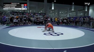 70 kg Quarters - Landon Robideau, Cowboy RTC/ Titan Mercury Wrestling Club vs Charles Vanier, Minnesota - RTC