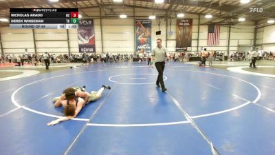 138 lbs Round Of 64 - Nicholas Arado, NC vs Derek Winseman, TN