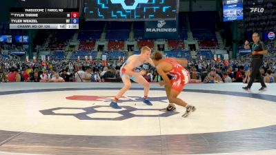 138 lbs Champ. Rd Of 128 - Tylin Thrine, IN vs Tyler Wenzel, WY