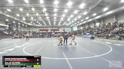 108 lbs Round 2 (3 Team) - Gavin Burchanowski, Chautauqua Lake-Westfield-Panama vs Nolan Gilmore, Northern Adirondack Sr HS