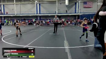 56 lbs Round 1 (8 Team) - Johnny Messina, M2TCNJ vs Mason Simons, PA Alliance