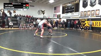 285 lbs 1st Place Match - Ray Lienau, South Winneshiek vs Alston Loeb, Hudson