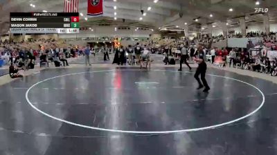 126 lbs Quarterfinals (8 Team) - Devin Corbin, Collierville High School vs Mason Jakob, Dobyns Bennett High School