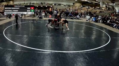 132 lbs Quarterfinals (8 Team) - Brycen Vanstory, Station Camp High School vs Dontrell Perry, Millington Central High School