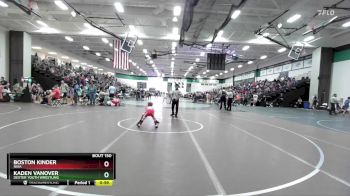 45 lbs Quarterfinal - Kaden Vanover, Dexter Youth Wrestling vs Boston Kinder, Nixa