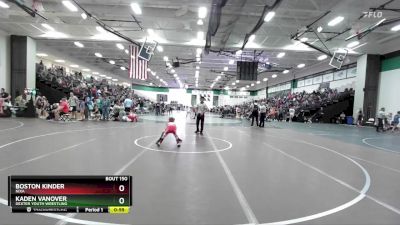 45 lbs Quarterfinal - Kaden Vanover, Dexter Youth Wrestling vs Boston Kinder, Nixa