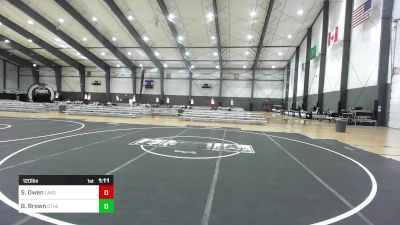 120 lbs Round Of 16 - Sam Owen, Lake Stevens WC vs Brock Brown, Other Team