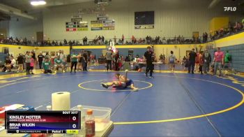 59-69 lbs Round 1 - Kinsley Motter, Kanza FS/GR Wrestling Club vs Briar Wilkin, Kansas