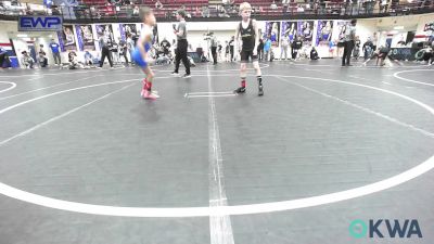 67 lbs Quarterfinal - Daxton Andrews, Madill Takedown vs Cannon Henry, Piedmont