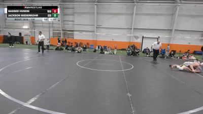 130 lbs Round 2 - Jackson Niederkohr, CP Wrestling Academy vs Nasser Husein, Wadsworth
