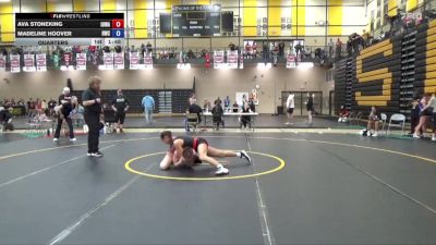 135 lbs Quarters - Ava Stoneking, Iowa vs Madeline Hoover, Riverhawk Wrestling Club
