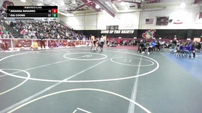 155 lbs Quarterfinal - Gia Coons, Citrus Valley vs Arianna Navarro, Palm Desert