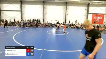 83 kg Quarterfinal - Landon Joe Roland, Northampton Area WC vs Rune Lawrence, Quest 1