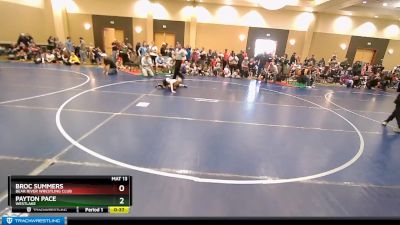 57 lbs Quarterfinal - Payton Pace, Westlake vs Broc Summers, Bear River Wrestling Club