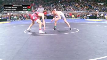 D2-150 lbs Champ. Round 1 - Gasser Musaid, Melvindale vs Peyton Young, Williamston
