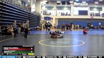 132 lbs 7th Place Match - Noah Villarreal, PERKINS vs Bakari Scott, FREMONT ROSS