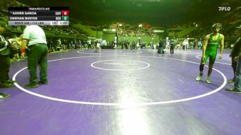 113 lbs Round Of 16 - Xavier Garcia, Clovis West vs Cristian Bustos, Reedley