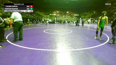 113 lbs Round Of 16 - Xavier Garcia, Clovis West vs Cristian Bustos, Reedley