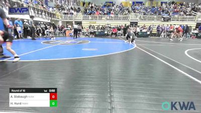 58 lbs Round Of 16 - Archer Slabaugh, Husky Wrestling Club vs Hank Hurd, Pawhuska Elks Takedown