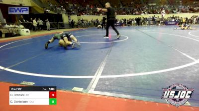 76 lbs Semifinal - Deacon Brooks, Liberty Warrior Wrestling Club vs Cael Danielson, Texas Elite Wrestling