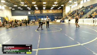 175 lbs Round 7 (8 Team) - Morgan Johnston, SOWA / HWC BLACK vs Jeb Lemmond, Braves WC