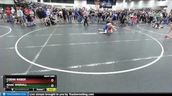 102 lbs Cons. Round 3 - Isaac Wignall, IA vs Coehn Weber, IL