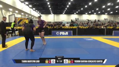 Yasmim Santana Gonçalves Santos vs Tianna Marylynn Lund 2025 World IBJJF Jiu-Jitsu No-Gi Championship