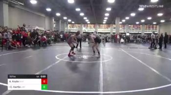 157 lbs Consi Of 8 #1 - Alex Koyle, Spanish Fork vs Christian Hartle, Uintah