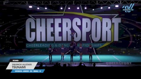 Equinox Allstars - Tsunami [2023 L4 Junior - D2 - Small - B] 2023 CHEERSPORT National All Star Cheerleading Championship