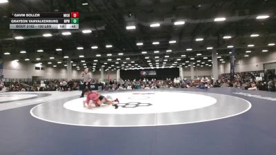 100 lbs Cons. Quarters - Grayson VanValkenburg, Michigan Premier WC vs Gavin Boller, Michigan