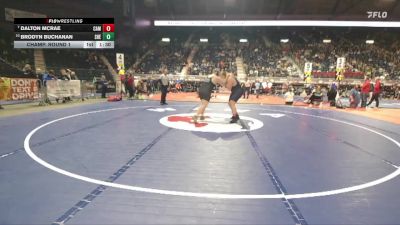 4A-285 lbs Champ. Round 1 - Dalton McRae, Campbell County vs Brodyn Buchanan, Sheridan