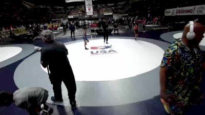 74 lbs Champ. Round 2 - Princeton Nunn vs Esteban Navarro, Delano Diablos Wrestling