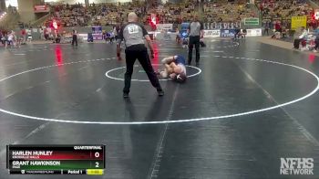 A 138 lbs Quarterfinal - Grant Hawkinson, Page vs Harlen Hunley, Knoxville Halls