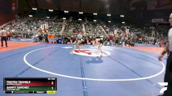 4A-106 lbs Semifinal - Sammy Sanchez, Cheyenne East vs Tristen Tromble, Natrona County