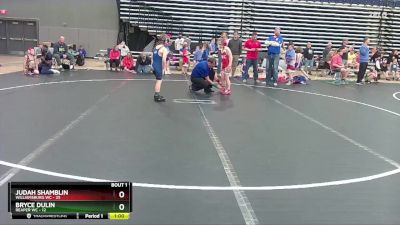 80 lbs Round 1 (4 Team) - Judah Shamblin, Williamsburg WC vs Bryce Dulin, Reaper WC