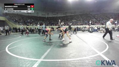 98 lbs Round Of 16 - Milton Hernandez, Clinton Youth Wrestling vs Emmit Fourkiller, Tahlequah Wrestling Club