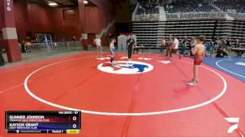 97 lbs 3rd Place Match - Gunner Johnson, Touch Of Gold Wrestling Club vs Kayson Grant, Cody Wrestling Club