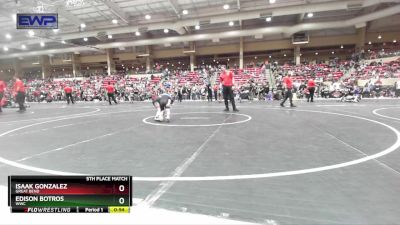 64 lbs 5th Place Match - Isaak Gonzalez, Great Bend vs Edison Botros, WWC