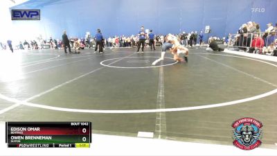 100 lbs Semifinal - Edison Omar, Beatrice vs Owen Brenneman, SlyFox