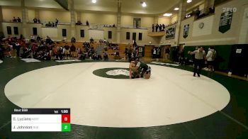 195 lbs Quarterfinal - Gavin Luciano, Norton vs Jack Johnson, Duxbury