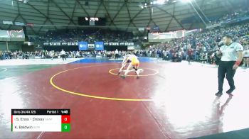 Girls 3A/4A 125 Quarterfinal - Shelby Enos - Cressy, Graham-Kapowsin (Girls) vs Karianne Baldwin, Glacier Peak (Girls)