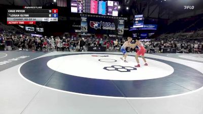 157 lbs Champ. Rd Of 64 - Cruz Pryor, TN vs Logan Glynn, NE