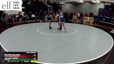 190 lbs. Cons. Round 4 - Peyton Holland, Francis Howell Central vs Sophiea Quinn, Lebanon