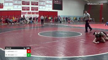 149 lbs Round Of 32 - Trey Johnson, West Virginia vs Mason Shrader, Central Michigan