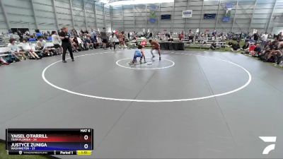 126 lbs 4th Wrestleback (16 Team) - Yaisel O`Farrill, Team Florida vs Justyce Zuniga, Washington