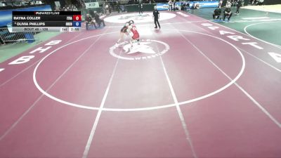 126 lbs Champ. Round 1 - Rayna Coller, Ithaca vs Olivia Phillips, Orchard Park